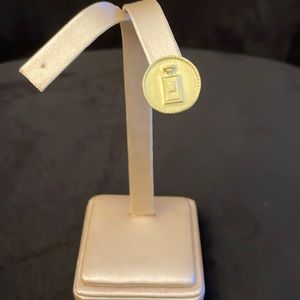 Brand new gold perfume bottle pin